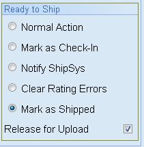 Shipping Options